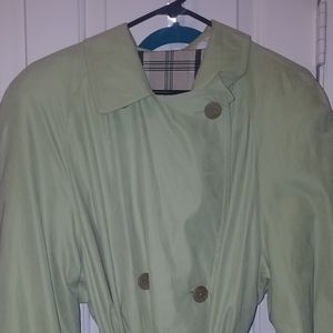 Lime green gorgeous trench coat